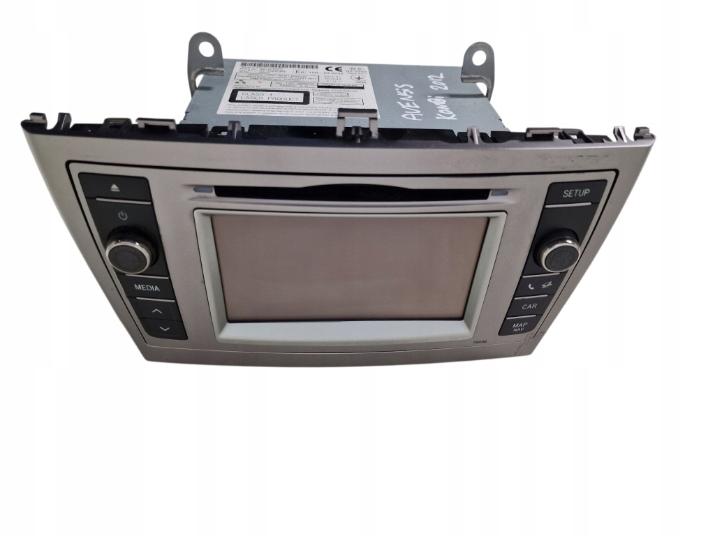 фото №1, Toyota avensis t27 lift радио навигация harman org. 86840yy040 86140-05040