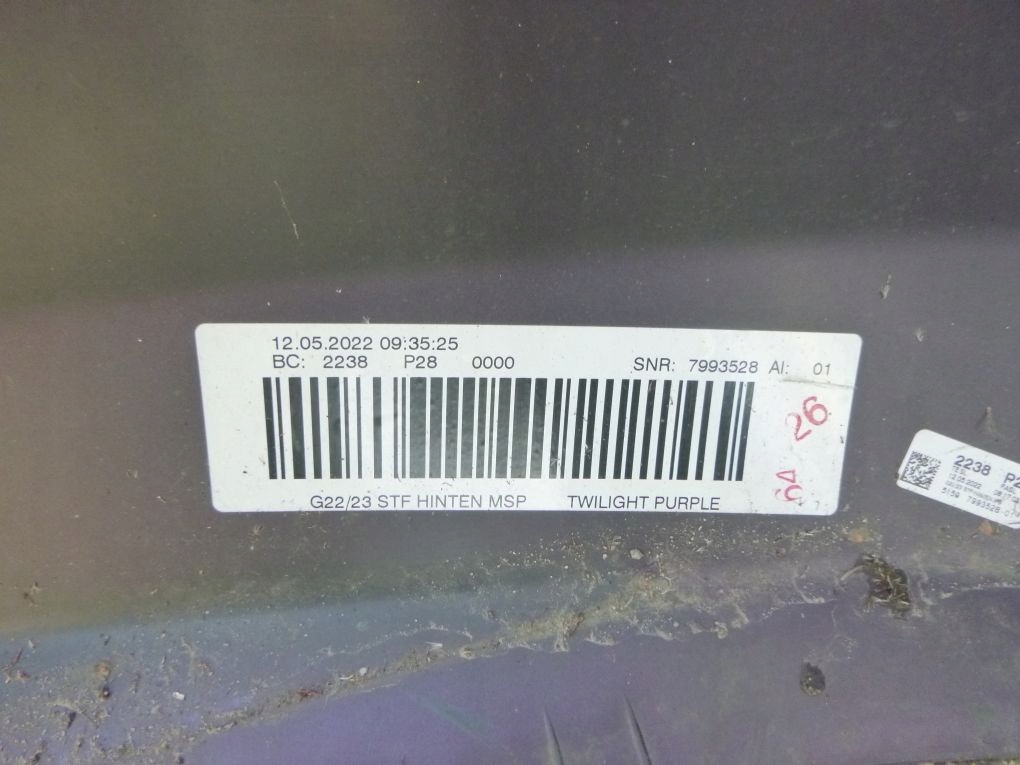 фото №8, Bmw 4 g22 g23 m набор 20- бампер задний