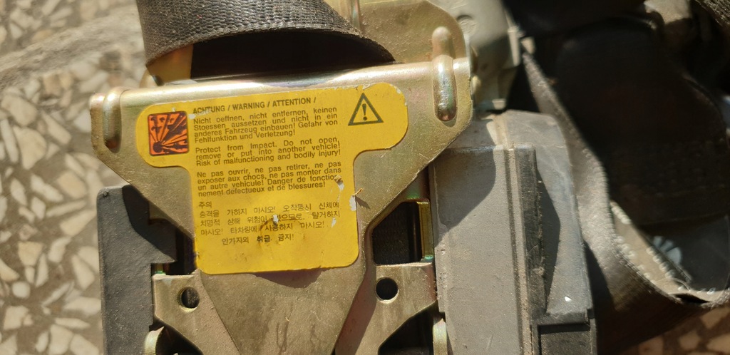 фото №9, Pas безопасности натяжитель правый daewoo leganza