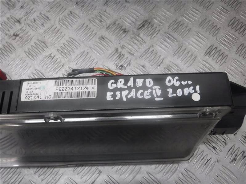 фото №3, Панель управление обдув renault grand espace iv 4 lift