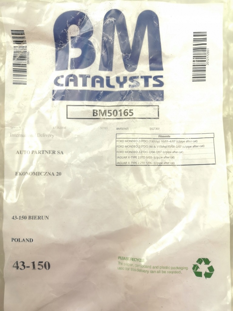 фото №8, Bm catalysts bm50165 труба выхлопная