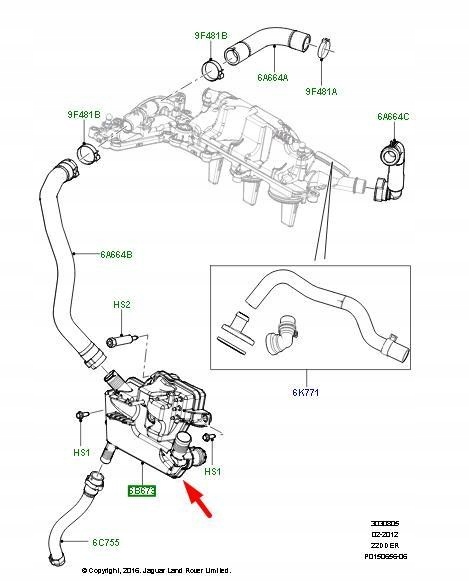 фото №9, Сепаратор оливи land rover freelander 2 l359 оригінальний lr003188