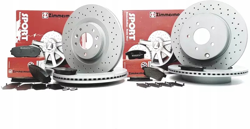 фото №1, Zimmermann sport гальмівні диски+ гальмівні колодки p+t mazda cx-7