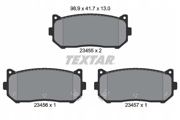 фото №1, Textar 2345501 гальмівні колодки гальмівні