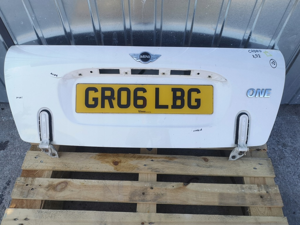 фото №1, Кришка багажника багажника mini cooper r52 cabrio lift 850