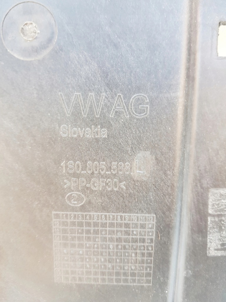 фото №9, Vw up skoda citigo seat mii pas передній 1s0805588l