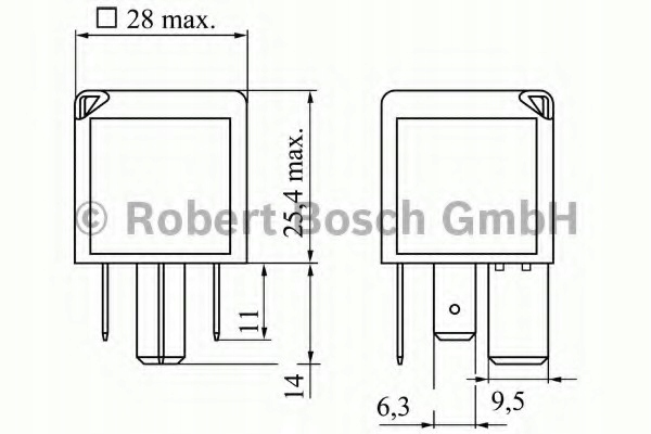 Bosch блок управления система czasu накаливания 986 332 001 Киев