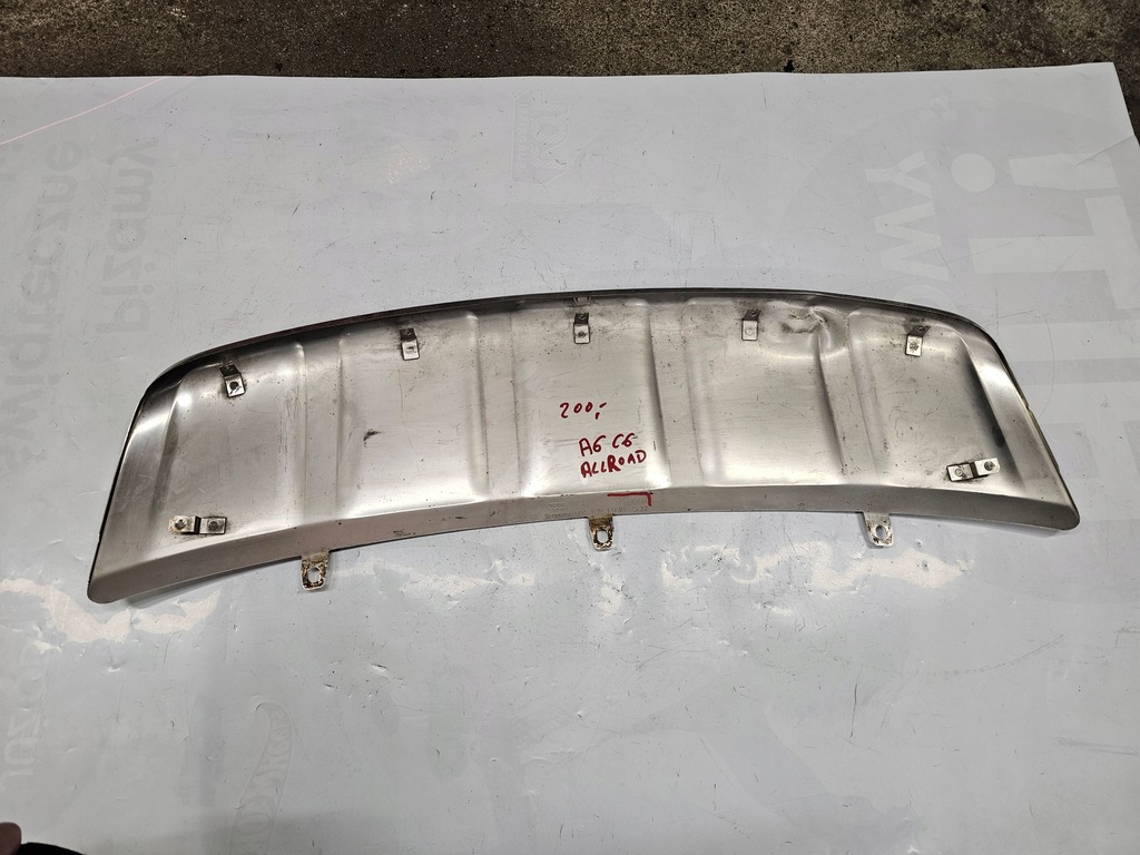 фото №12, Audi a6 c6 allroad дифузор накладка бампера передній перед 4f0807733