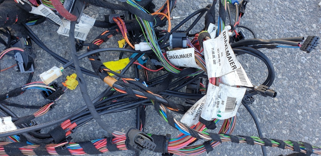 фото №9, Жгут электропроводка электрическая провода разъёмы mercedes s w221 s600 оригинальный номер eu