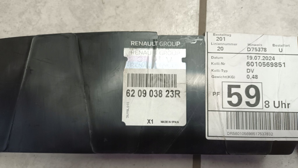 фото №3, Абсорбер бампера перед renault captur i lift 2017r-