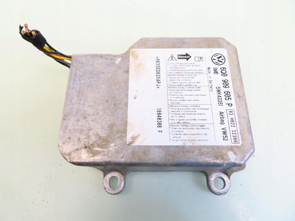 фото №3, Модуль подушка безпеки vw caddy iii 6q0909605p