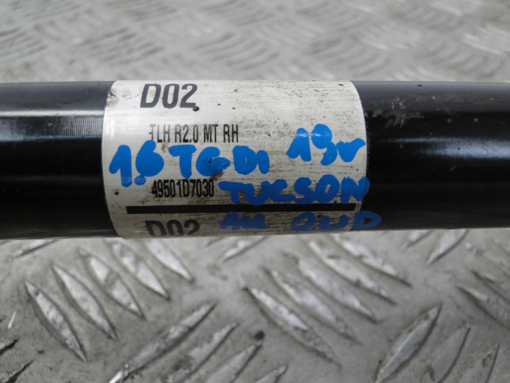 фото №5, Hyundai tucson ii lift 19r 1.6 t-gdi приводной вал 2wd