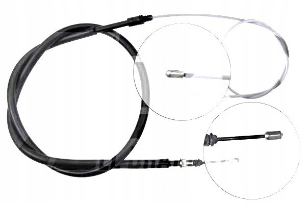 фото №1, A.b.s. трос тормоза ручного renault laguna iii