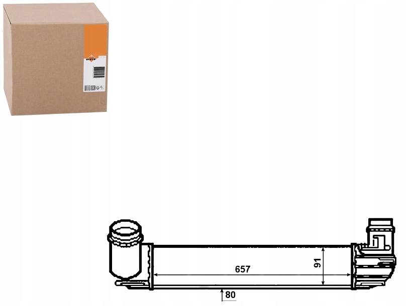 фото №1, Nrf30481 интеркулер renault grand scenic iii 09-