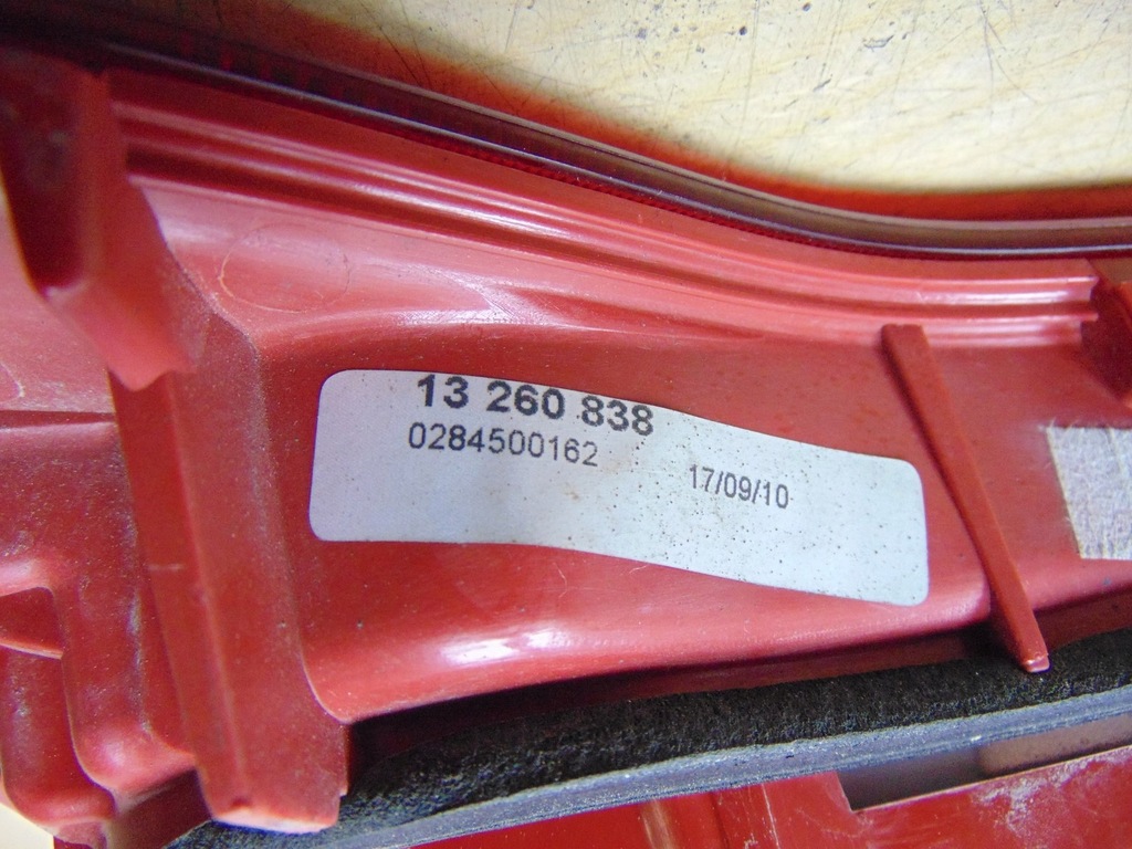 фото №13, Лампа левая задняя w крышка opel meriva b 13260838