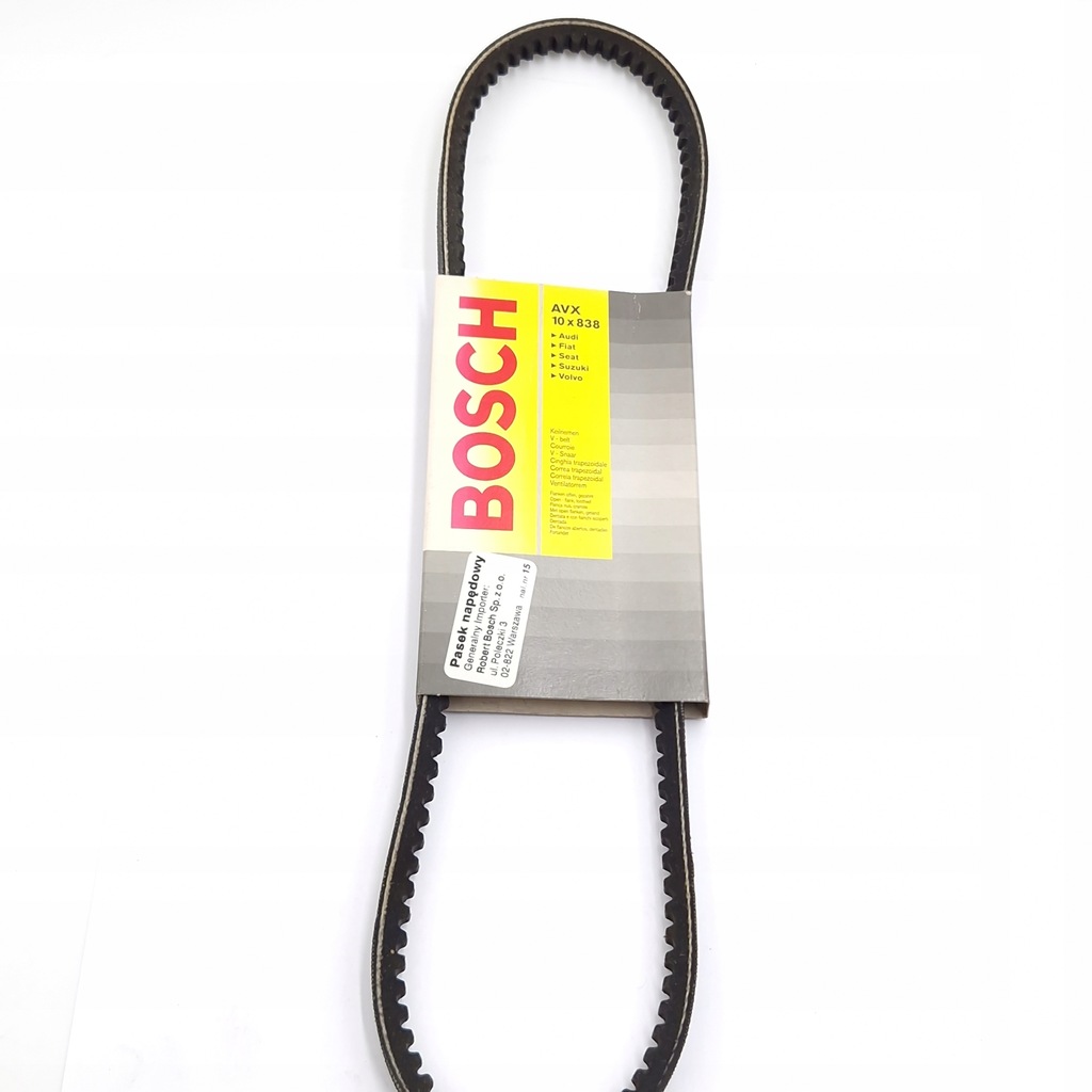 фото №13, Ремінь клиновий szer. 10, dł. 838 volvo 240 alfa romeo 164, 75, rz, sz