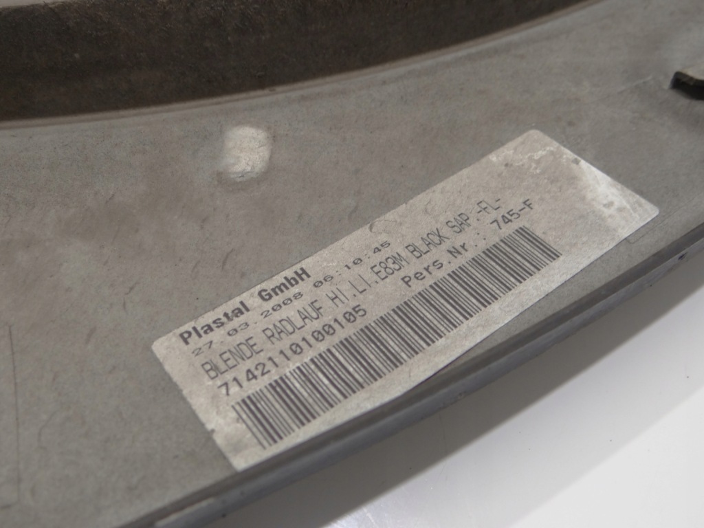 Молдинг накладка крила лівий задній bmw x3 e83 lci m набір 3414449 475 Київ