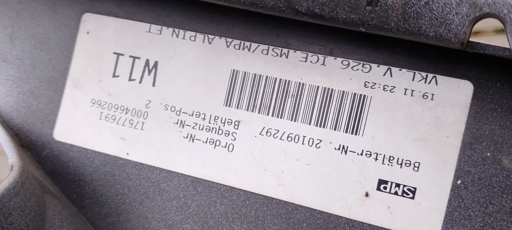 фото №12, Бампер перед передній bmw 4 g26 21-24rok m-pakiet 51118078573 8078573 oryg