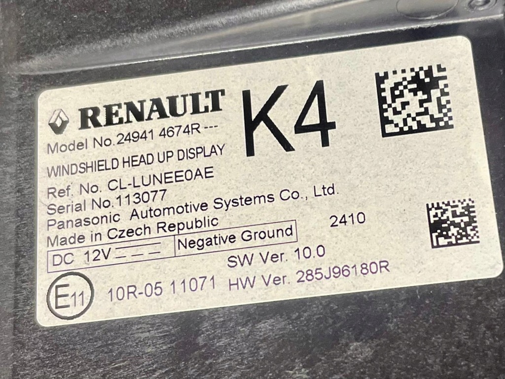 Купить Renault rafale 1.2 e-tech 2024 европа дисплей стекло проекционный дисплей дисплей