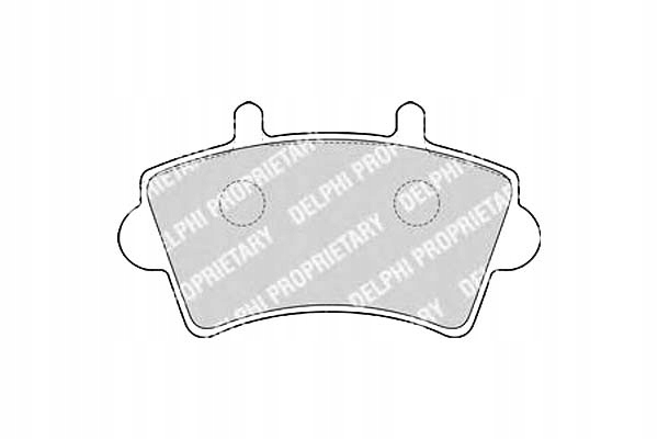 фото №1, Delphi гальмівні колодки гальмівні nissan interstar dci 100
