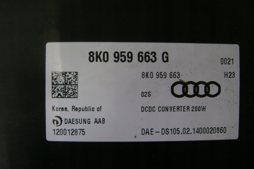 фото №2, Audi a4 b8 - модуль напряжения 8k0959663g