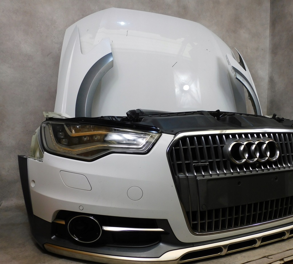 фото №9, Audi a6 c7 4g allroad kompletny перед бампер лампы капот pas full le радар
