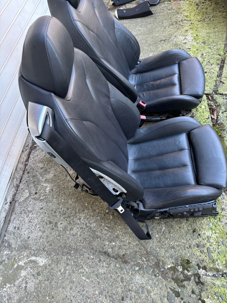 фото №8, Bmw 6 f06 gran coupé сиденья заднее сиденье czarna кожа