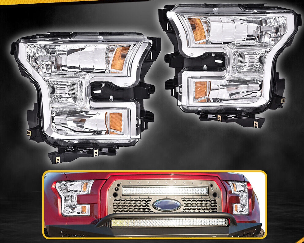 фото №1, Фары лампы перед хром ford f-150 15-17