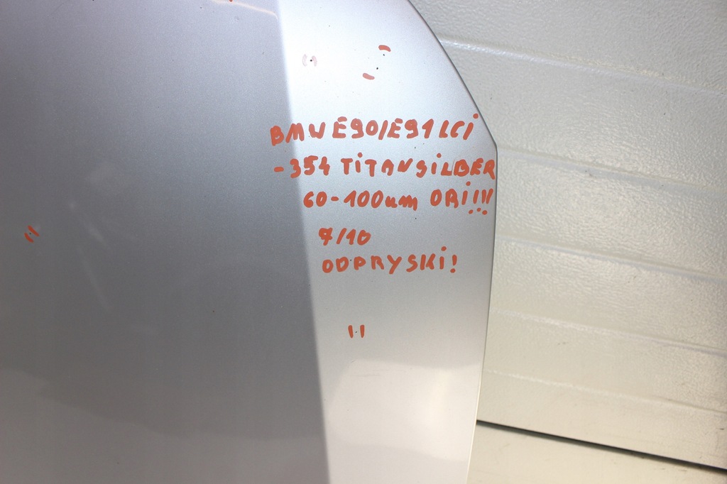 фото №8, Капот кришка двигуна bmw e90 e91 lci 354 titan silber