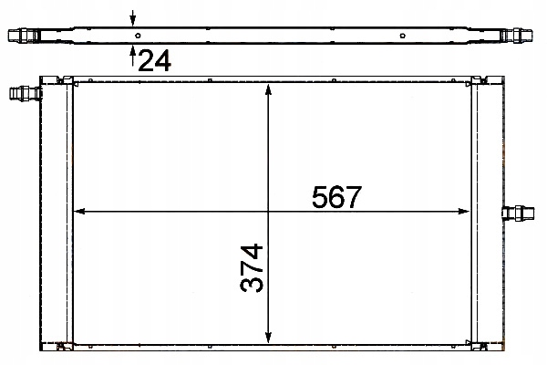 фото №1, Hella интеркулер радиатор land rover range rover