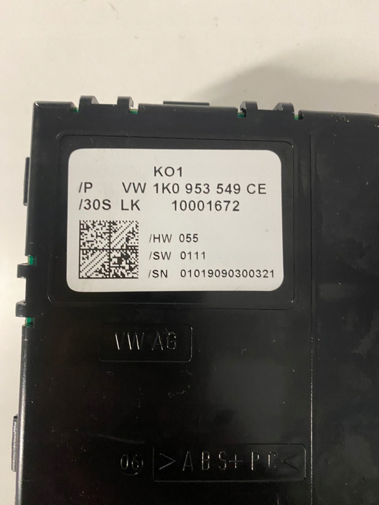 фото №6, Модуль kąta поворота vw seat skoda audi 1k0953549ce