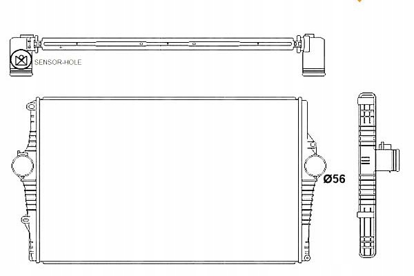 Купить Nrf интеркулер volvo xc90 2.4d 02-