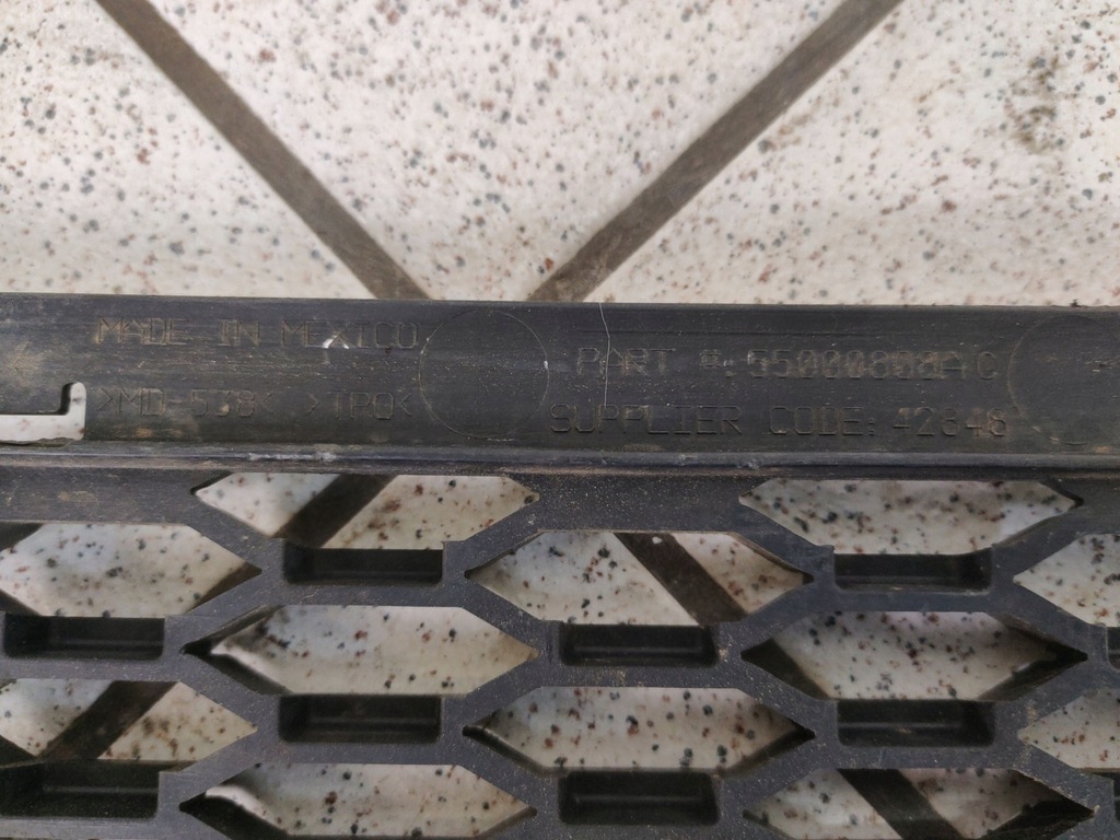 фото №7, Решітка бампера нижче dodge journey facelift 2017 55000808ac