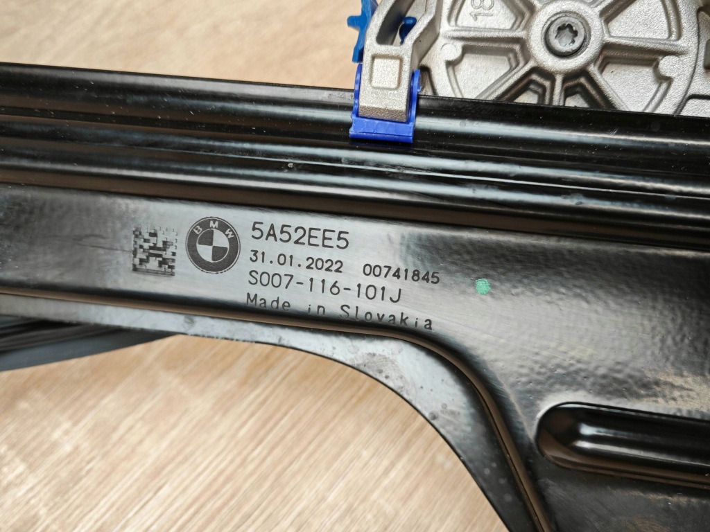 Механізм підйомник моторчик скло лівий задній bmw 8 g16 5a52ee5 5a44093 30km Оригінал