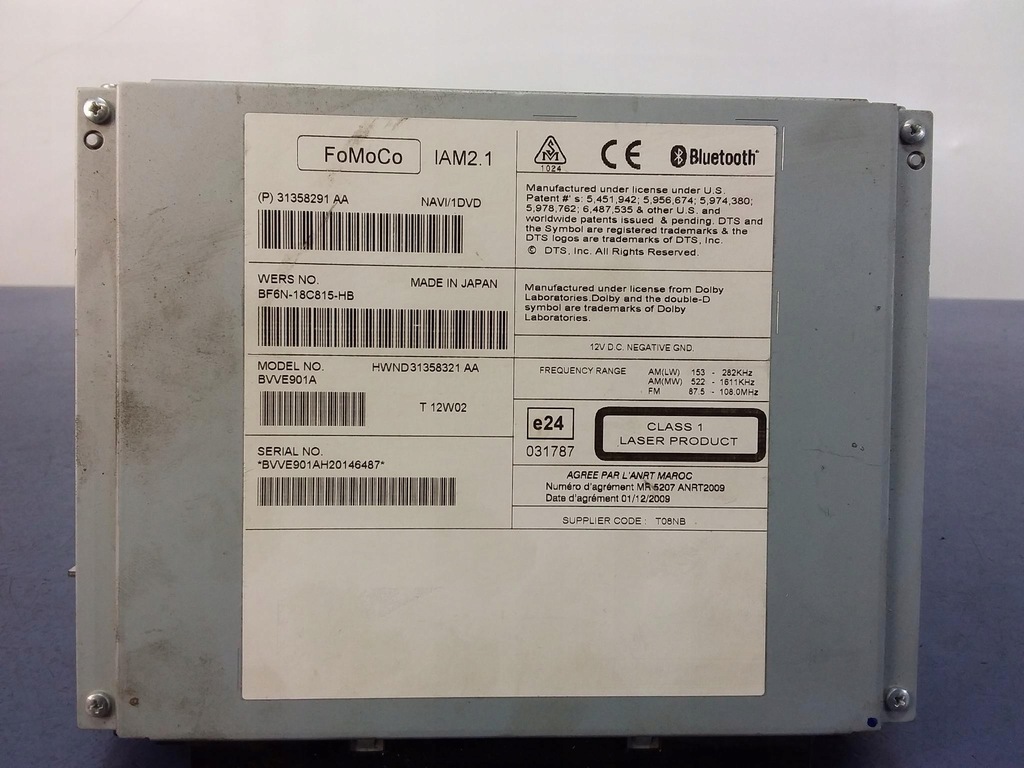 фото №4, Volvo v60 i радио считыватель cd navi bf6n-18c815-hb