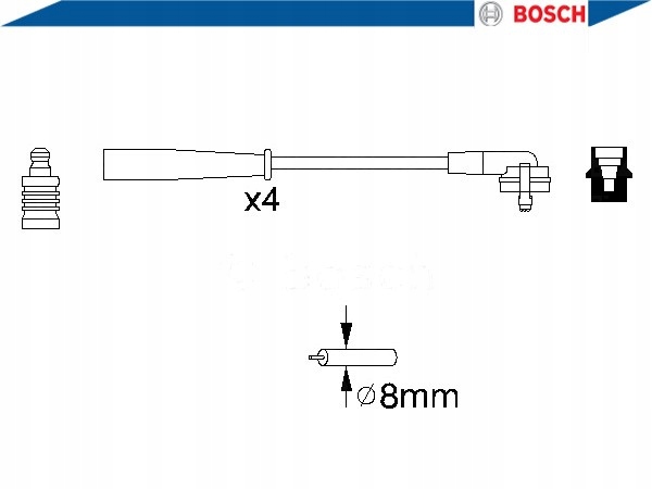 фото №4, Дроти запалювання bosch 300890784 zef784 b887 rbs