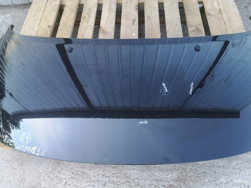 фото №7, Капот кришка двигун peugeot 207 lift 09-12 czarna