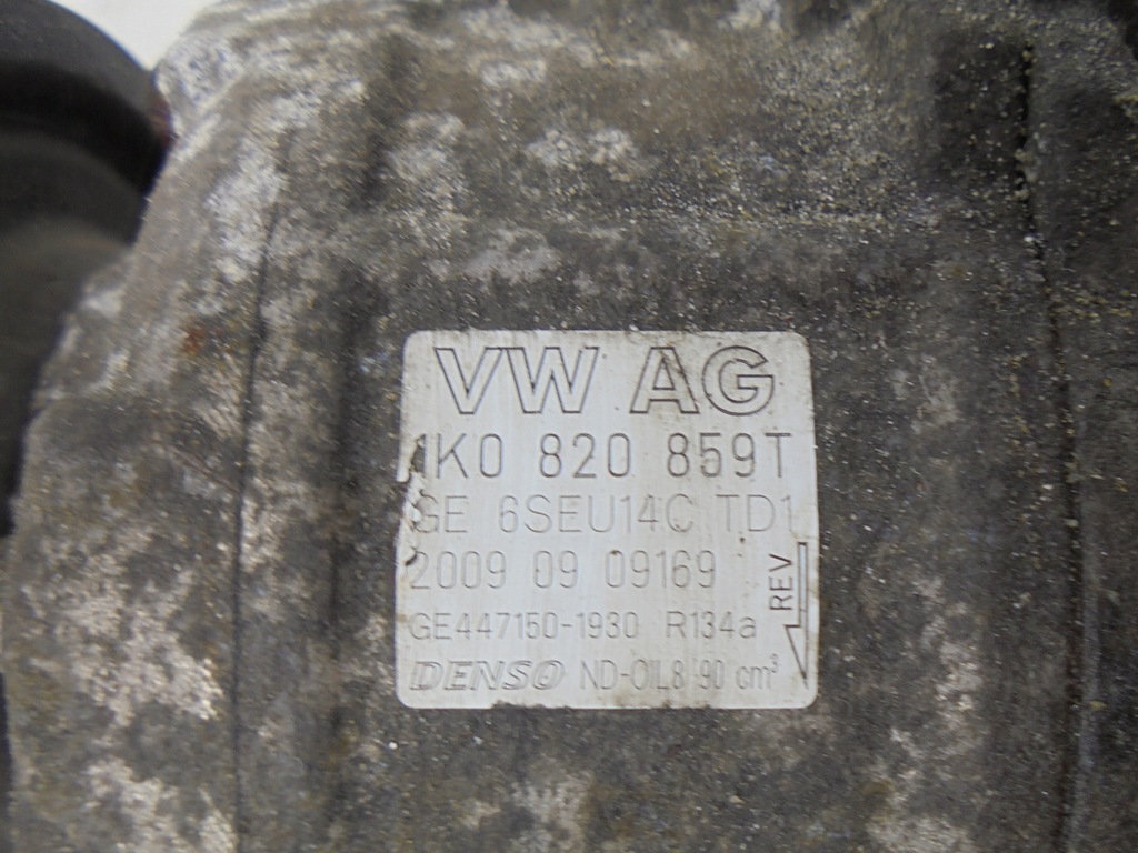 фото №7, Компрессор компрессор кондиционера 1k0820859t audi a3 8p 1.6 8v