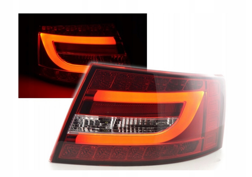 Купить Фонари audi a6 c6 4f седан 04-08r led полоса red 7 pin