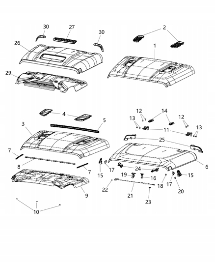 фото №3, Пена резинка капот решётка wrangler jl gladiator jt