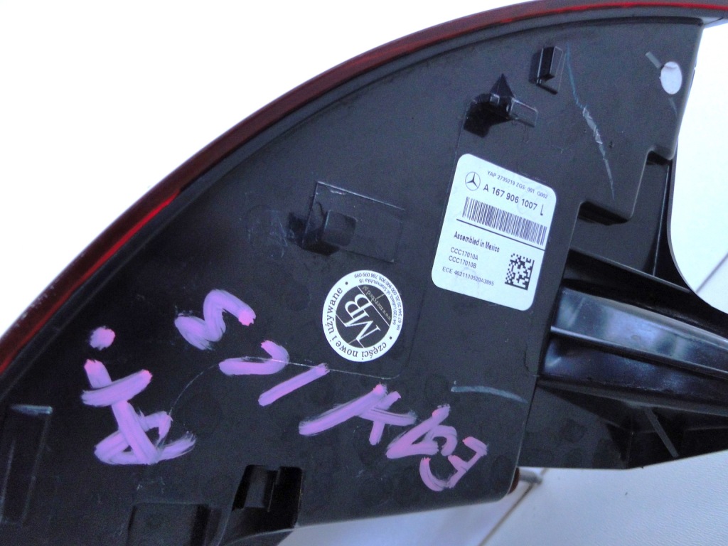 фото №7, Mercedes gle 167 w167 suv лампа задня ліва led