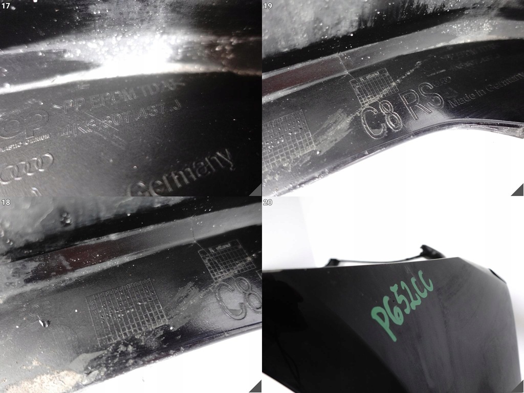 фото №15, Audi rs7 4k8 rs6 4k0 c8 20- бампер бампер перед spryski/4xpdc 4k8807437j