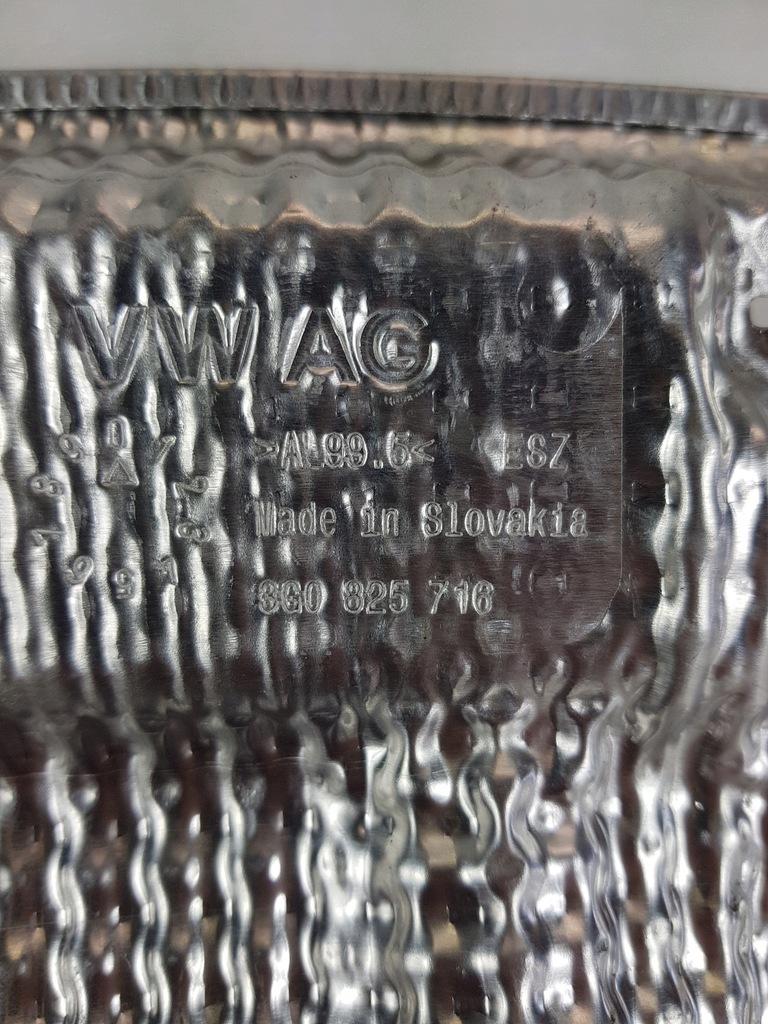 фото №3, Vw passat b8 arteon защита тепловая правая задняя