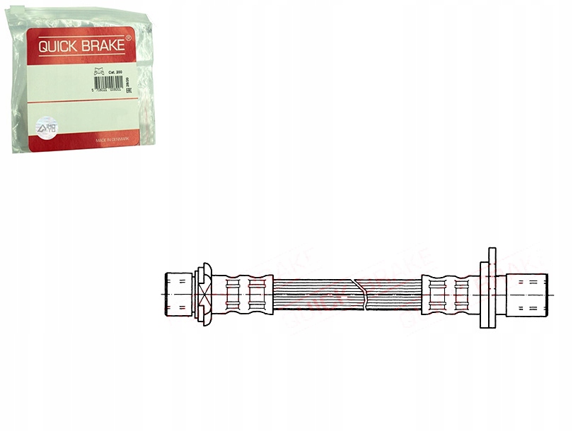 фото №1, Quick brake 27.068 шланг гальмівний гнучкий