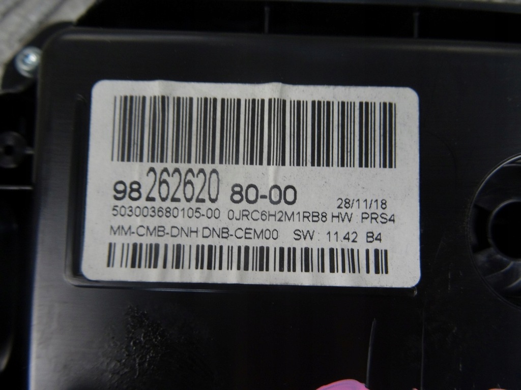 фото №5, Citroen c5 aircross счетчик приборная панель 9826262080