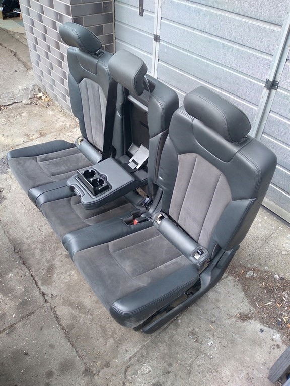 фото №8, Audi q7 4m сидіння заднє сидіння обшивки шкіра alcantara комплект