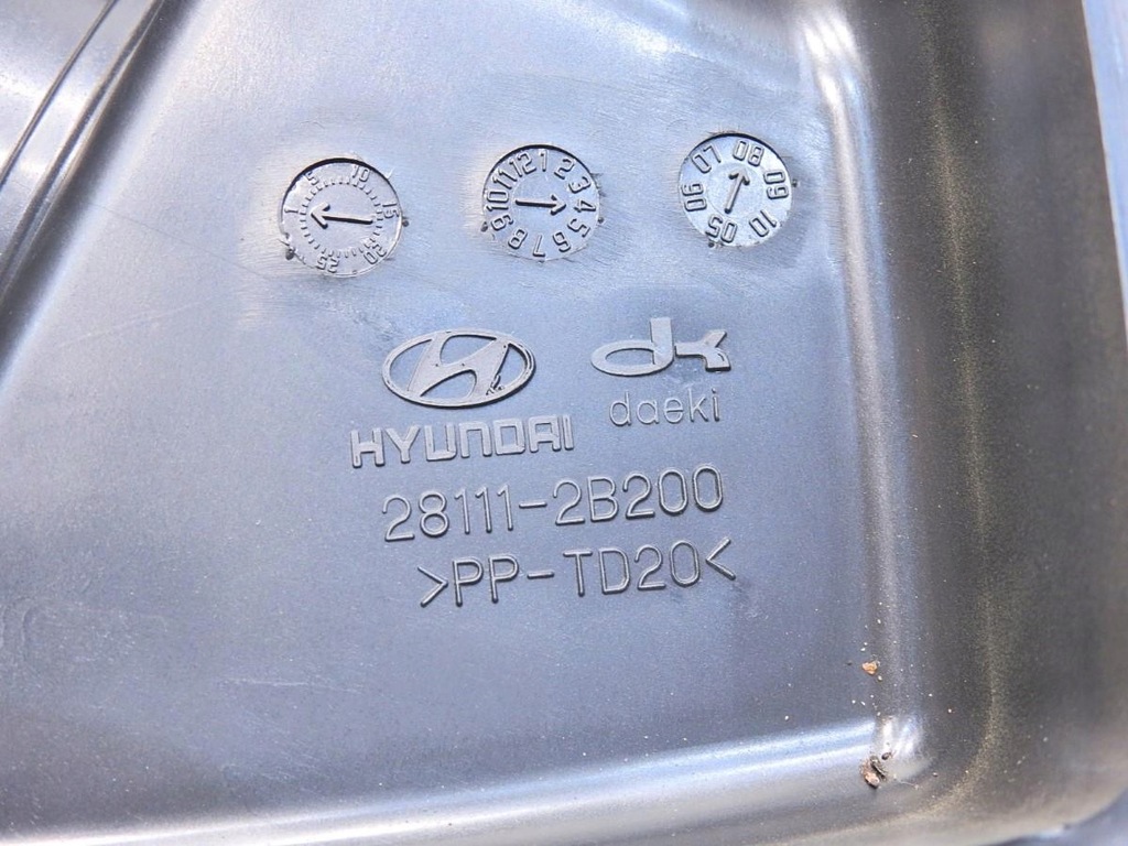 фото №6, Корпус фильтра воздуха hyundai santa fe ii 2.2 crdi 28111-2b200