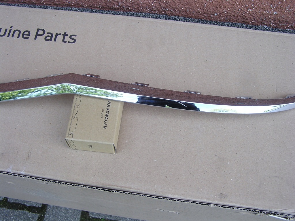 фото №4, Молдинг хром na бампер vw t-roc передняя левая 2ga853711b