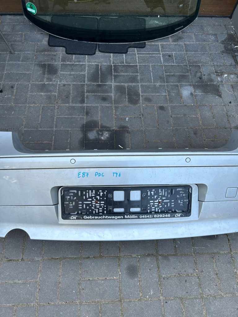 фото №7, Bmw 1 e87 бампер задняя номер лак 354/7 titansilber металлик