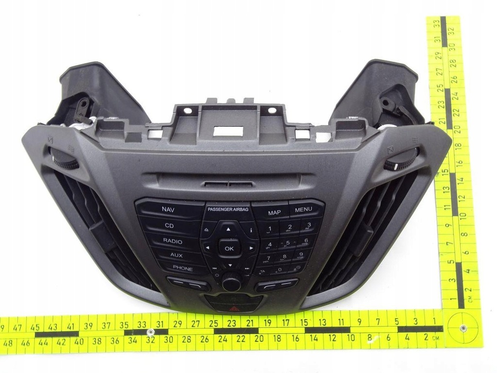 фото №7, Ford transit custom i 12-17 рамка панель середній керування радіо nawiacji